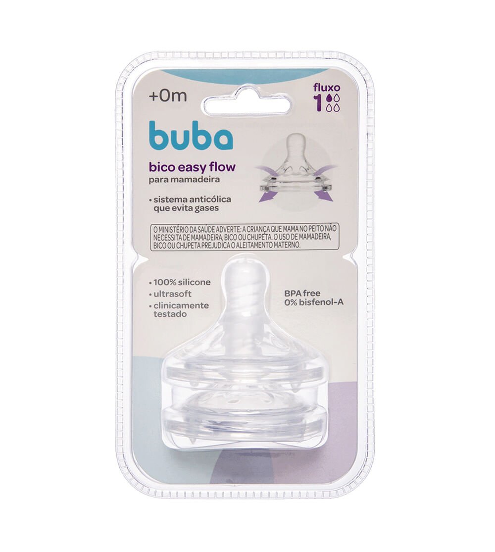 Bico Silicone Easy Flow com 2 unidades Fluxo 1